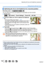 Page 162162
Adjusting the focus and brightness (exposure)
Taking pictures with Auto Focus
Optimizing the focus and brightness for a touched position
Recording mode: 
You can optimize the focus and brightness for the position you have touch\
ed.
1Set the menu
 →  [Custom] → [Touch Settings] → [Touch AF] → [AF+AE]
2Touch the subject you want to optimize the brightness 
for
 • The AF area setting screen appears.  (→ 157) • The brightness optimization position is displayed on the center of 
the AF area. 
The...