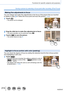 Page 215215
Functions for specific subjects and purposes
Saving a picture by selecting a focus point after recording  [Post Focus\
]
Making fine adjustments to focus
You can enlarge and make fine adjustments to the focus of the picture tha\
t you touched 
to display in Step 2 of “Select the focus point and save the picture”(→214)
1Touch [  ] • The picture can be enlarged.
2Drag the slide bar to make fine adjustments to focus • The same operation can be performed using  .
3Touch [  ] to save the picture • The...