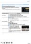 Page 341341
Wi-Fi
About connections
Connecting directly ([Direct])
Select a connection method with which your equipment is 
compatible.
 • Read the operating instructions of your device for details.
Connection methodDescription
[Wi-Fi Direct]
1Set the device to Wi-Fi Direct® mode
2Select [Wi-Fi Direct] on the camera screen
3On the camera screen, select the device to connect to
[WPS Connection] [WPS (Push-Button)]
1Select [WPS (Push-Button)]
2Set the device to WPS mode • You can wait longer for a connection by...