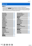 Page 379379
Others
Menu list
 [Rec]
 • The [Photo Style], [Filter Settings], [Sensitivity], [AF Mode], [AFS/AFF/AFC], [Metering Mode ], ZS100 [Highlight Shadow], [i.Dynamic], [i.Resolution], [Diffraction 
Compensation], [i.Zoom] and [Digital Zoom] menu items are common for both [Rec] and 
[Motion Picture] menus. If a setting in one menu is changed, the setting\
 with the same 
name in other menu will also be changed automatically.
[Photo Style] →129
[Filter Settings] →131
[Aspect Ratio] →139
[Picture Size] →139...