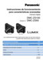 Page 1DMC-ZS100DMC-ZS60
Instrucciones de funcionamiento 
para características avanzadas
Cámara digital
Modelo N.
DMC-ZS100
DMC-ZS60
SQW0549
M0116KZ0
Visualizaciones de mensajes  →375
Lea cuidadosamente estas instrucciones antes de usar este producto,  y guarde este manual para usarlo en el futuro.
Preguntas y respuestas de solución de problemas →383
Búsqueda de la información necesaria →2
Índice →5
Índice por funciones →13
Lista de menús →379       