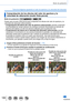 Page 106106
Modo de grabación
Toma de imágenes ajustando el valor de apertura y la velocidad del obt\
urador
Comprobación de los efectos del valor de apertura y la 
velocidad de obturación (modo Vista previa)
Modo de grabación: 
Puede usar el modo Vista previa para comprobar los efectos del valor de apertura y la 
velocidad del obturador seleccionados.
 •Comprobación del efecto del valor de apertura seleccionado:  permite comprobar 
la profundidad de campo (alcance de enfoque) cerrando físicamente las láminas de...