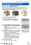 Page 206206
Ajustes del obturador y de accionamiento
Grabación mientras la exposición cambia 
automáticamente  
[Auto bracket]
Modo de grabación: 
Cada vez que se presiona el disparador, se graban hasta 7 imágenes con diferentes 
ajustes de exposición basados en el margen de compensación de expo\
sición.Ejemplo de grabación con horquillado automático cuando [Paso] se ajusta en 
[
  ] y [Secuencia] se ajusta en [0/–/+] 1ª imagen 2ª imagen3ª imagen
±0 EV–1/3 EV +1/3 EV
1Presione el botón [  ]  (  ).
2Presione...