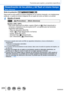 Page 225225
Funciones para sujetos y propósitos específicos
Desactivación de los pitidos y del flash al mismo tiempo   
[Modo silencioso]
Modo de grabación: 
Este modo es útil cuando se toman imágenes en un entorno tranquilo\
 o en instalaciones 
públicas, o cuando se tomen imágenes de un sujeto tal como un bebé\
 o un animal.
1Ajuste el menú
 →  [Personalizar] → [Modo silencioso]
Ajustes: [ON] / [OFF]
 • Este modo silenciará los pitidos, ajuste el flash en [  ] (flash desactivado a 
la fuerza) y desactive la...