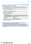 Page 340340
Wi-Fi
Acerca de las conexiones
 ■Al conectarse con [Introducción manual]
En la pantalla del paso 1 de “Si no está seguro sobre la compatibilidad con WPS 
(conexión mediante [Buscar en Lista ])”, seleccione [Introducción manual] (→339)
Escriba el SSID del punto de acceso inalámbrico con el que se va a co\
nectar y, a 
continuación, seleccione [Ajuste]
 • Para obtener información sobre cómo escribir caracteres, consulte \
“Introducción de texto” 
(→87 ).
Seleccione el tipo de autenticación de red. •...