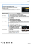 Page 341341
Wi-Fi
Acerca de las conexiones
Conexión directa ([Directo])
Seleccione un método de conexión con el que sea 
compatible su equipo.
 • Lea las instrucciones de funcionamiento de su dispositivo para obtener información más detallada.
Método de conexión Descripción
[Wi-Fi Direct]
1Ajuste el dispositivo en modo Wi-Fi Direct®
2Seleccione [Wi-Fi Direct] en la pantalla de la cámara
3En la pantalla de la cámara, seleccione el dispositivo al que 
se conectará
[Conexión WPS] [WPS (Pulse botón)]
1Seleccione...