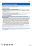 Page 375375
Otros
Visualizaciones de mensajes
A continuación se explica el significado de los principales mensajes q\
ue se muestran en 
el monitor o en el visor y cómo responder a ellos.
 ■Tarjetas de memoria
[Error tarjeta de memoria]     [¿Formatear esta tarjeta?]
 • Guarde los datos necesarios en un ordenador o en otro aparato y, a continuación, use [Formato] en la cámara. 

(→38)
 • Pruebe con una tarjeta diferente.
[Error lectura] / [Error escritura

]     [Controlar la tarjeta]
 • Compruebe si la tarjeta...