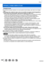 Page 398398
Otros
Avisos y notas sobre el uso
Cuando la use
 ●La cámara se puede calentar si se usa durante mucho tiempo, pero esto\
 no es ningún 
fallo.
 ●Mantenga esta unidad tan lejos como sea posible de equipos electromagné\
ticos 
(como hornos de microondas, televisores, juegos de vídeo, etc.).
 • Si usa esta unidad encima o cerca de un TV
, las imágenes y/o el sonido de la misma 
puede que sean distorsionados por la radiación de ondas electromagné\
ticas.
 • No use esta unidad cerca de teléfonos móviles...