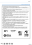 Page 404404
Otros
Avisos y notas sobre el uso
 ●El símbolo SDXC es una marca comercial de SD-3C, LLC. ●Los términos HDMI y HDMI High-Definition Multimedia Interface, y el L\
ogotipo HDMI son 
marcas comerciales o marcas registradas de HDMI Licensing, LLC en los Es\
tados Unidos y en 
otros países.
 ●HDAVI Control™ es una marca de fábrica de Panasonic Corporation. ●“AVCHD”, “AVCHD Progressive” y el logotipo “AVCHD Progressive” son marcas de fábrica de 
Panasonic Corporation y Sony Corporation.
 ●Fabricado con la...