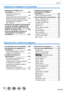 Page 1010
Índice
Grabación de imágenes en movimiento
 ■Grabación de imágenes en 
movimiento ...................................... 251
Grabación de imágenes en  
movimiento 4K ......................................... 254
Ajuste del formato, tamaño de imagen y 
velocidad de cuadros de grabación
 ......... 255
Ajuste del enfoque durante la grabación 

 
de imágenes en movimiento  
([AF continuo])
 ....

..................................... 257
 ■Grabación de imágenes panorámicas 
con poca vibración o grabación...