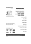Page 1Others With a computer With other products Disc and card managementEditing Playback RecordingSetup Before using
(VDR-D300)
For USA assistance, please call: 1-800-211-PANA(7262) or, contact us via the web at: http://www.panasonic.com/contactinfo
For Canadian assistance, please call: 1-800-561-5505 or visit us at www.panasonic.ca
LSQT1011 BPPC
Operating Instructions
DVD Video Camera
Model No.VDR-D300
VDR-D250
Cover
≥The illustration shows VDR-D300.
≥VDR-D250 does not have a built-in flash.
Before...