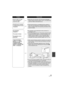 Page 9999LSQT1319
Even if a disc or an SD 
card is formatted, it 
cannot be used.≥Either this unit or the disc or SD card may be damaged. 
Please contact consumer support. (l113, 114) Use an SD 
card from 8 MB to 8 GB with this unit.
If the SD card is inserted 
in another device, it is not 
recognized.≥Check that the device is compatible with the capacity or 
type of SD card (SD Memory Card/SDHC Memory Card) 
that you inserted. Refer to the operating instructions of the 
device for details.
The indication...