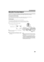 Page 5959
QR34662

Manually Focusing Subject
The DVD Palmcorder measures the distance to a subject viewed at the center of screen and automatically 
focuses on it. If it is difficult to automatically focus the subject, adjust the focus manually.
Focusing During Recording
This DVD Palmcorder automatically focuses a subject at the center of screen (auto-focus).
When the DVD Palmcorder is turned on, auto-focus will always be set.
Focusing range
You can switch the display mode of on-screen information:
On T...