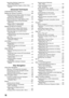 Page 1616
Recording (Dubbing) Images from 
Other Video Cameras ....................................... 76
Recording (Dubbing) Images on Other Video 
Devices ............................................................. 77
Advanced Techniques
Understanding Flow of Menus ......................... 78
Setting Up Camera Functions.......................... 80
Selecting Shooting Mode to Match the Subject 
(Switching Program AE Mode) ......................... 80
Adjusting Color (White Balance).............................