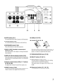 Page 2121
28 AUTO button (P. 67)
To switch the DVD Video Camera to full automatic.
29 FOCUS button (P. 64)
To switch between manual focus and auto-focus.
30 EXPOSURE button (P. 66)
Press this button to adjust the exposure.
31 BACK LIGHT (backlight compensation) 
button (P. 53)
Press this button when subject is being illuminated 
from behind.
32 DISPLAY (Screen display) button (P. 63)
Press this button to display the details of image being 
played back or camera setting status, or to switch the 
display off.
33...