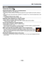 Page 133- 133 -
Q&A  Troubleshooting
Playback
Pictures have been rotated. ●[Rotate Disp.] is set to .
Cannot view pictures. There are no recorded pictures. ●REC/PLAY switch is not set to  (play). ●No pictures in built-in memory or card (pictures played from card if inserted, from built-in memory if 
not).
 ●Has the file name of the picture been changed on a computer? If so, it cannot be played back on the 
camera.
 ●The [Playback Mode] has been changed. → Set [Playback Mode] to [Normal Play] (→95).
Folder/file...