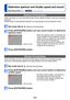 Page 59- 59 -
Determine aperture and shutter speed and record 
Recording mode:          
[Aperture-Priority] Mode
When recording, you can control the range of focus (depth of field) to meet your recording 
purposes.
Shutter speed is automatically adjusted to be appropriate for the set aperture value.
Set mode dial to  ([Aperture-Priority] Mode) 
Press [EXPOSURE] button and use cursor button to determine 
aperture value
Aperture value 
 • When the aperture value is increased, the range of depth in focus expands,...