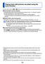 Page 94- 94 -
Playing back still pictures recorded using the 
burst function
Pictures taken with the  or  setting are recorded together as a group (burst group).
 ■Representative picture display
A representative picture (first burst picture) is displayed when it is displayed together 
with other still pictures or with motion pictures.
 • All the still pictures in a burst group can be deleted or edited together. • Continuous playback can be performed using the same operations as for motion pictures.
 ■Display...