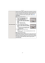 Page 31- 31 -
Preparación
 [FECHA VIAJE]
Ajuste la fecha de salida y regreso de las vacaciones. El número 
de días transcurridos desde la fecha de salida (por ejemplo, qué 
día de las vacaciones es) se graba luego cuando toma imágenes 
y puede visualizarse en la reproducción. Puede imprimir sus 
imágenes con esta información usando [IMPR. CAR.] (P125).
[OFF]/[SET]
∫ Ajuste de la fecha del viaje
1Pulse  4 para seleccionar [SET] 
luego pulse [MENU/SET].
2Pulse  3/4/ 2/1 para ajustar la 
fecha de salida, luego...