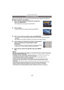 Page 65- 65 -
Avanzadas (Grabar imágenes)
Puede tomar imágenes con uniones convenientes para crear imágenes panorámicas.
∫ Ajustar la dirección de grabación
1Pulse  3/4  para seleccionar la dirección de grabación, 
luego pulse [MENU/SET].
•
Se visualizará la línea de guía horizontal/vertical.
2Tome la imagen.
•Puede volver a tomar la imagen seleccionando [REPET.].
3Pulse  3 para seleccionar [SIG.], luego pulse [MENU/SET].
•Para ajustar el menú, puede también pulsar hasta la mitad del recorrido el botón del...