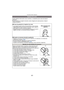 Page 85- 85 -
Avanzadas (Grabar imágenes)
Puede registrar información como nombres y cumpleaños para caras de hasta 6 
personas.
Puede facilitarse el registro tomando varias imágenes de cada persona. (hasta 3 
imágenes/registro)
Ajustes de la cara
∫ Punto de grabación al registrar las caras
•
Cara desde la parte frontal con ojos abiertos y boca cerrada, 
asegurándose de que el contorno de la cara, ojos o cejas no 
está cubierto con pelo mientras se registra.
•Asegúrese de que no hay demasiadas sombras en la...