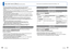 Page 4690   VQT3G92VQT3G92   91
Para conocer los procedimientos de ajuste del menú [Rec] (→38)Uso del menú [Rec] (Continuación)
 
●El enfoque está fijado en  (Enfoque en 1 área) en los casos siguientes: 
Modos de escenas [Cielo estrell.], [Fuegos artif.], [Película alta. v\
elo.] 
 
●Use  (Enfoque en 1 área) si resulta difícil alinear el enfoque con  (Enfoque de 
punto.)
 
●La “Detección de caras” no se puede establecer en los casos sig\
uientes:
Modos de escenas [Ayuda panorámico], [Paisaje noct.], [Fot. noc....