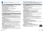 Page 68134   VQT3G92VQT3G92   135
Intente comprobar primero estos elementos (→134 - 140).
Si el problema persiste, realizando [Reinic.] en el menú [Conf.] pued\
e que se resuelva 
el problema. (Note que a excepción de algunos elementos como [Ajust.\
 reloj], todos los 
ajustes volverán a los valores vigentes en el momento de adquirir la \
cámara.)
  Preguntas y respuestas  Solución de problemas
Batería, energía
La cámara no funciona a pesar de estar encendida. 
●La batería está mal insertada ( →12) o necesita...