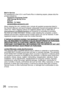 Page 2626   VQT4B27 (ENG)
Mail-In Service
For assistance in the U.S.A. and Puerto Rico in obtaining repairs, please ship the 
product prepaid to:Panasonic Exchange Center
4900 George McVay Drive
Suite B
McAllen, TX 78503
panacare@us.panasonic.com
When shipping the unit, carefully pack, include all supplied accessories listed in 
the Owner’s Manual, and send it prepaid, adequately insured and packed well in a 
carton box. When shipping Lithium Ion batteries please visit our W eb Site at...