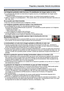 Page 131- 131 -
Preguntas y respuestas  Solución de problemas
Grabación (Continuación)
Las imágenes grabadas están borrosas. El estabilizador de imagen óptica no sirve. ●La velocidad del obturador es más lenta en lugares oscuros y el estabilizador de imagen óptica 
pierde efectividad.
 → Sujete la cámara firmemente con ambas manos, con ambos brazos pegados al cuerpo. ●Utilice un trípode y el autodisparador (→56) cuando utilice una velocidad de obturador más lenta con 
[Vel. disp. min.].
No se puede usar [Auto...