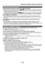 Page 134- 134 -
Preguntas y respuestas  Solución de problemas
Reproducción (Continuación)
Ennegrecimiento de las áreas rojas de las imágenes grabadas. ●Cuando la corrección digital de ojos rojos (, ) esté funcionando, si se graba un sujeto que 
tenga áreas del color de la piel con áreas rojas en su interior, la función de corrección de ojos rojos 
puede que oscurezca las áreas rojas.
 →  Recomendamos poner el flash en ,  o , o poner [El. ojo rojo] en [OFF] antes de grabar.
Los sonidos del funcionamiento de la...