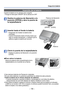 Page 14- 14 -
Carga de la batería
 
●Use siempre baterías de Panasonic originales. 
●Si usa otras baterías no podremos garantizar la calidad de este produ\
cto. 
●Quite la batería de la cámara después de utilizarla.
 • Cuando transporte o guarde la batería, manténgala en una bolsa de \
plástico, asegurándose de que esté alejada de objetos metálicos (como cl\
ips).
 
●Para quitar la batería, apague la cámara y espere hasta que se apa\
gue el indicador 
LUMIX en el monitor LCD. (Si no espera, la cámara puede...