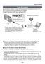 Page 15- 15 -
Carga de la batería
 Carga de la batería
Recomendamos cargar en un lugar donde la temperatura ambiental esté e\
ntre 10 °C y 
30 °C (lo mismo que para la temperatura de la batería).
Ponga el interruptor ON/OFF de la cámara en OFF
 
■Carga de la batería conectando la cámara a una toma de corriente
Conecte el adaptador AC (suministrado) y la cámara usando el cable USB 
(suministrado), y enchufe el adaptador AC (suministrado) en la toma de corriente.
 • Asegúrese de usar el adaptador AC...