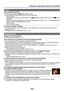 Page 182- 182 -
Preguntas y respuestas  Solución de problemas
Flash
No se emite luz del flash. 
●El flash está ajustado en  [Flash desact.] (→66). 
●El flash dejará de estar disponible en los casos siguientes:
 • [Auto bracket]
 • [Ráfaga] (Sin embargo, cuando se selecciona 
 [Ráfaga de flash], el flash se fija en  [Flash 
activado].)
 • Modos de escenas ([Paisaje] [Toma panorámica] [Paisaje noct.] [Fot. noc. a mano] [HDR] [Puesta  sol] [A traves de vidrio] [Película alta. velo.])
 • [Modo foto 3D]
 • Modo...