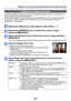 Page 90- 90 -
Grabación con función de reconocimiento de caras  [Reconoce cara] 
 Registro de imágenes de caras
Se pueden registrar imágenes de caras de hasta 6 personas, junto con \
información tal 
como nombres y fechas de nacimiento.
Usted puede facilitar el reconocimiento de caras mediante la forma en qu\
e las registra: 
Por ejemplo, registre imágenes de múltiples caras de la misma pers\
ona (hasta 3 
fotografías en un registro).
Seleccione [Reconoce cara] desde el menú [Rec] (→51) 
Seleccione [MEMORY] con...