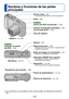 Page 10- 10 -
 
Nombres y funciones de las partes 
principales
 
●Las ilustraciones y las pantallas en este manual pueden ser diferentes d\
el producto 
real.
Dial de modo (→25)Use esto para seleccionar el modo de grabación.
Flash (→66)
DMC-ZS20 
Antena del GPS incorporada (→128)
Indicador de disparador automático ( → 70) /
Luz de ayuda de AF (→103) 
Tubo del objetivo
Puerta de tarjeta/batería
 (→14, 19)
Palanca de liberación (→14, 19)
Altavoz (→55)
Palanca del zoom (→63)Úsela para acercar con el zoom un sujeto...