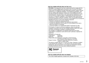 Page 32LSQT14263LSQT1426
Things You Should Know
Thank you for choosing 
Panasonic!
You have purchased one 
of the most sophisticated 
and reliable products on the 
market today. Used properly, 
we’re sure it will bring you 
and your family years of 
enjoyment. Please take time 
to fill in the information on the 
right. Be sure to retain this 
manual as your convenient 
camera information source.
The serial number is on the 
tag located on the underside 
of your camera.Date of Purchase
Dealer Purchased From...