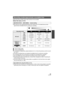 Page 4343VQT3E42
Switch the picture quality of the motion pictures to be recorded.
Select the menu. (l27)
≥SD cards are only mentioned with their main memory size. The stated times are the 
approximate recordable times for continuous recording.
A Favors image quality
B Favors recording time
≥ If recording for long periods, prepare batteries for 3 or 4 times the period you wish to record 
for. ( l21)
≥ The given recording times are standard recordable times for continuous recording.
≥ If a recording with a lot...