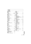 Page 109109VQT1M21
 Numerics2-way hand strap  . . . . . . . . . . . . . . . . . .18 AAperture  . . . . . . . . . . . . . . . . . . . . . . . . .49
Audio rec  . . . . . . . . . . . . . . . . . .34, 84, 94
Auto focus. . . . . . . . . . . . . . . . . . . . .33, 44
Auto slow shutter  . . . . . . . . . . . . . . . . . .39
 BBacklight compensation . . . . . . . . . . . . .42
Battery  . . . . . . . . . . . . . . . . . . . . . . . . . .22
Beep sound  . . . . . . . . . . . . . . . . . . . . . .34
 CCharging time . . . ....