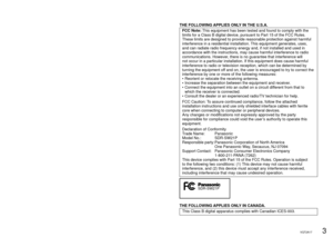 Page 32VQT2A173VQT2A17
Things You Should Know
Thank you for choosing 
Panasonic!
You have purchased one 
of the most sophisticated 
and reliable products on the 
market today. Used properly, 
we’re sure it will bring you 
and your family years of 
enjoyment. Please take time 
to fill in the information on the 
right. Be sure to retain this 
manual as your convenient 
camera information source.
The serial number is on the 
tag located on the inside card/
battery door of your camera.Date of Purchase
Dealer...