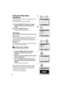 Page 40QM
rëáåÖ=íÜÉ=mä~ó=jÉåì=
cìåÅíáçåë
Allows the functions usable in the selected mode to be 
set from the menu.
≥List of Menus to “Play Mode”. (l20)
NPress the [REC/PLAY] Button to select 
Playback Mode and set the operation 
mode.
OPress the [MENU] Button.
≥Using the Menu Screen (l18)
 Scene
Motion Image:
One scene means images recorded from one press of 
the Recording Start/Stop Button until recording is 
temporarily stopped by pressing the Recording Start/
Stop Button again.
Still Picture:
One scene...