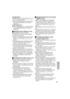 Page 83UP
Spotlight Mode≥With this Mode, recorded images may turn 
out to be extremely dark.
≥If the recording subject is extremely bright, 
its recorded image may turn out to be 
washed out.
Surf & Snow Mode≥If the recording subject is extremely bright, 
its recorded image may turn out to be 
washed out.
ªDeleting Scenes (Delete) (l40)
≥Erased files cannot be restored.≥A locked file cannot be erased. Release 
the lock to erase them.
≥No files can be erased if the write protect 
switch on the SD Memory Card is...