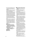 Page 5656
≥Do not use other applications to access 
the CD that you are recording from or 
playing back with the SD-Jukebox Ver.4 
(supplied).
≥While SD-MovieStage Ver.2.5 (supplied) is 
accessing a CD, the CD may not work 
properly in other applications.
≥When an NTFS-formatted Memory Card is 
inserted into the SD Video Camera and 
the Device is connected to the personal 
computer, the Memory Card active lamp 
keeps lighting. In this case, log on with 
[Administrator (computer administrator)] 
(or any other...