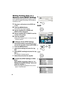 Page 3636
Writing Printing Data on a 
Memor y Card (DPOF Setting)
DPOF Setting Printing data (DPOF Setting), such as 
the number of images to be printed, can be written to 
the Memory Card. 
1Play back a still picture to be DPOF-set. 
(
l23)
2Press the [MENU] Button.
≥The editing menu screen appears.
3Roll the Jog Ball UP or DOWN until 
[DPOF print] is displayed.
4Roll the Jog Ball LEFT or RIGHT to set the 
number to be printed.
5Press the Jog Ball.
≥When DPOF setting is set to 1 or more, the [ ] 
indication...