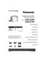 Page 1PPC
Others With a computer (VDR-D200 only)With other products Disc and card managementEditing Playback RecordingSetup Before using
LSQT0969 E
For USA assistance, please call: 1-800-211-PANA(7262) or, contact us via the web at: http://www.panasonic.com/contactinfo
For Canadian assistance, please call: 1-800-561-5505 or visit us at www.panasonic.ca
Operating Instructions
DVD Video Camera
Model No. VDR-D200
VDR-D100
Cover
–: Not available
Before connecting, operating or adjusting this 
product, please read...