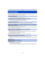 Page 142- 142 -
Others
Message Display
Confirmation messages or error messages will be displayed on the screen in some cases.
The major messages are described below as examples.
[This picture is protected]
>Delete the picture after canceling the protect setting.  (P117)
[Some pictures cannot be deleted]/[This picture cannot be deleted]
•
Pictures not based on the DCF standard cannot be deleted.
> Format the card after saving necessary data on a PC etc.  (P50)
[Cannot be set on this picture]
•
[Text Stamp] or...