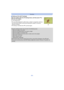 Page 84- 84 -
Recording
∫Setting up [ ] ([AF Tracking])
Align the subject with the AF tracking frame, and then press  4 to 
lock onto the subject.
A AF tracking frame
•AF area will be displayed in yellow when a subject is recognized, and focus 
will automatically adjust continuously  following the subject’s movement 
(Dynamic tracking).
•AF tracking is canceled when 4 is pressed again.
•Dynamic tracking function may  not work in the following cases:
–When the subject is too small–When the recording location is...