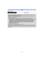 Page 19- 19 -
Preparación
∫Reproducción
•
El tiempo de funcionamiento y número de imágenes grabables diferirán dependiendo del 
entorno y condiciones de funcionamiento.
Por ejemplo, en los siguientes casos, el tiempo de  funcionamiento será inferior y el número de 
imágenes grabables se reduce:
–En bajas temperaturas o en ubicaciones frías como en pistas de ski o a gran altitud¢
¢ Puede aparecer una imagen residual en el monitor LCD cuando se usa. El rendimiento de 
la batería disminuirá, mantenga templadas la...