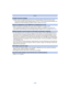 Page 144- 144 -
Others
[A folder cannot be created]
•
A folder cannot be created because there are no remaining folder numbers that can be used.
> Format the card after saving necessary data on a PC etc.  (P50) If you execute [No.Reset] in the 
[Setup] menu after formatting, the folder number is reset to 10 0. (P48)
[Picture is displayed for 16:9 TV]/[Picture is displayed for 4: 3 TV]
•
Select [TV Aspect] in the [Setup] menu if you want to change the  TV aspect. (P49)
•This message also appears when the USB...