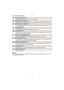 Page 31- 31 -
Basic
∫List of Recording Modes
Note
•
When the mode has been switched from Playback Mode to Recording Mode, the previously set 
Recording Mode will be set.
Program AE Mode  (P32)
The subjects are recorded  using your own settings.
Intelligent Auto Mode (P35)
The subjects are recorded using settings  automatically selected by the camera.
Manual Exposure Mode (P72)
The exposure is adjusted by the apertur e value and the shutter speed which are 
manually adjusted.
Sports Mode  (P73)
Use this mode to...
