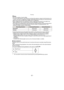Page 81- 81 -
Recording
Note
•The zoom position is fixed to Wide.•The focus, white balance, and exposure are fixed at the optimum values for the first picture. As 
a result, if the focus or brightness changes substantially during recording, the entire panorama 
picture may not be recorded at the suitable focus or brightness.
•When multiple pictures are combined to create  a single panorama picture, the subject may 
appear distorted or the connection points may be noticeable in some cases.
•The number of...